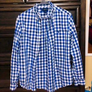 polo ralph lauren button up shirt